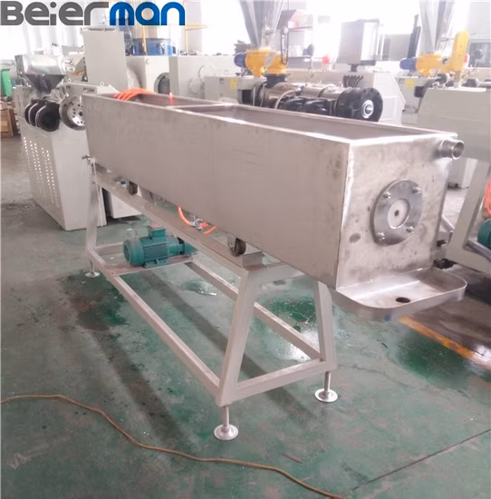 Linea di produzione di estrusione di tubi/tubi flessibili ondulati/ondulati in plastica a parete singola in PVC/PE/PP/PPR, guaina protettiva per tubi elettrici, guaina protettiva